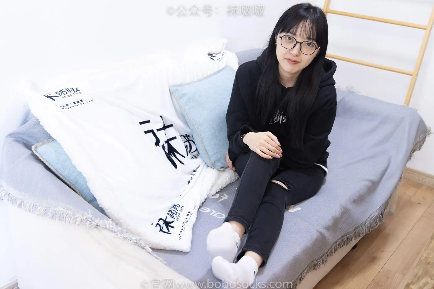 [BoBoSocks袜啵啵]NO.061 稚予-短靴、白棉袜、裸足 [145P]插图7